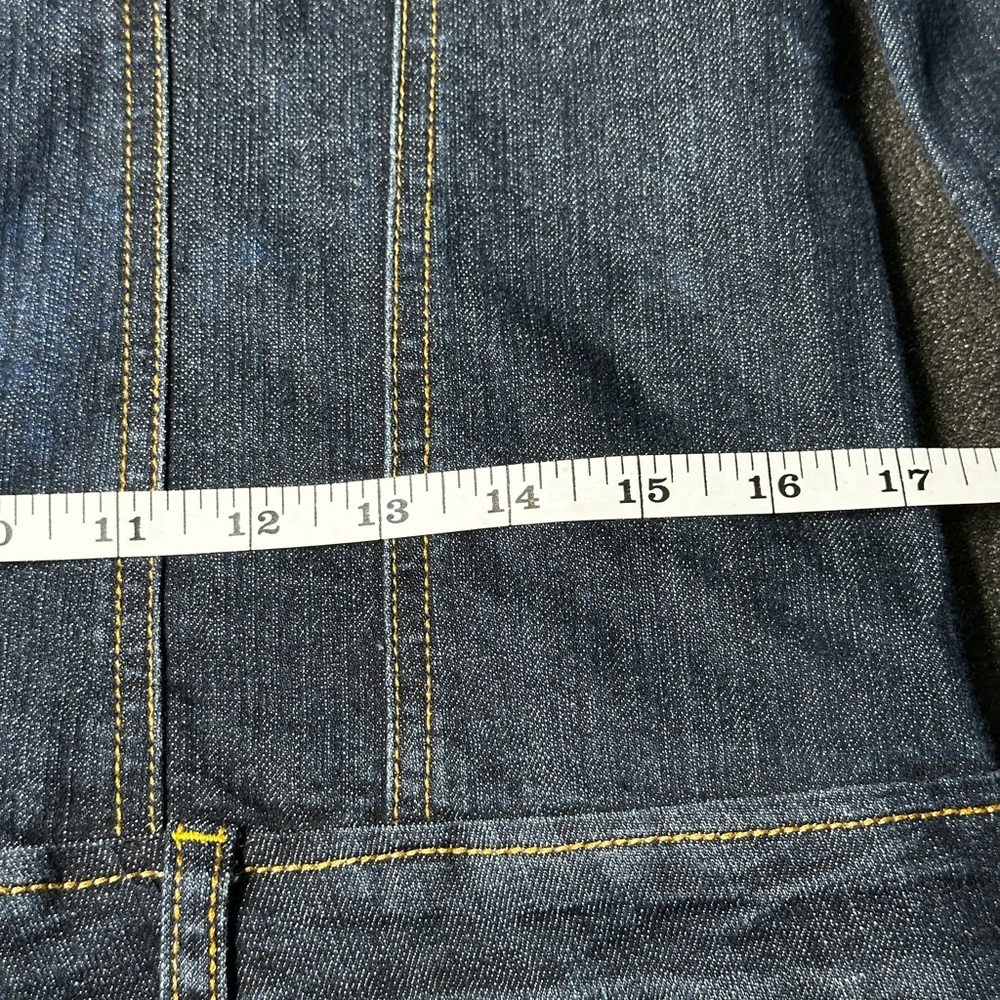 Blue Denim Button-Up Midi Dress - Picture 3 of 9